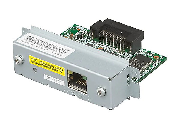 Schneider & Company - Network interface module with rj45 connector and circuit board.