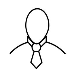Schneider & Company - Iconic representation of a person in a formal attire with a tie.